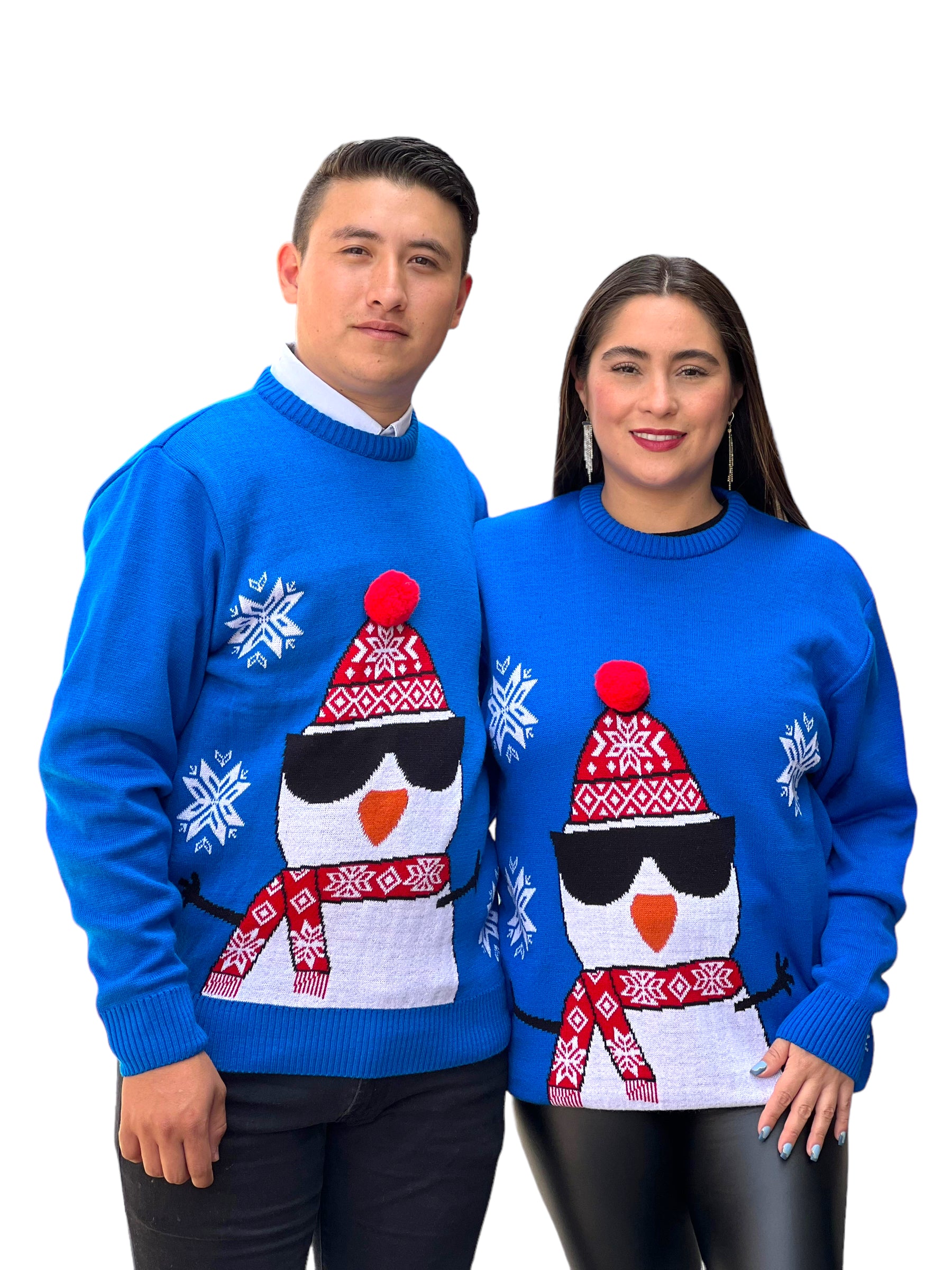 Ugly Sweater Sueter Navideno con Pinguino Adulto El Mundo del Sueter