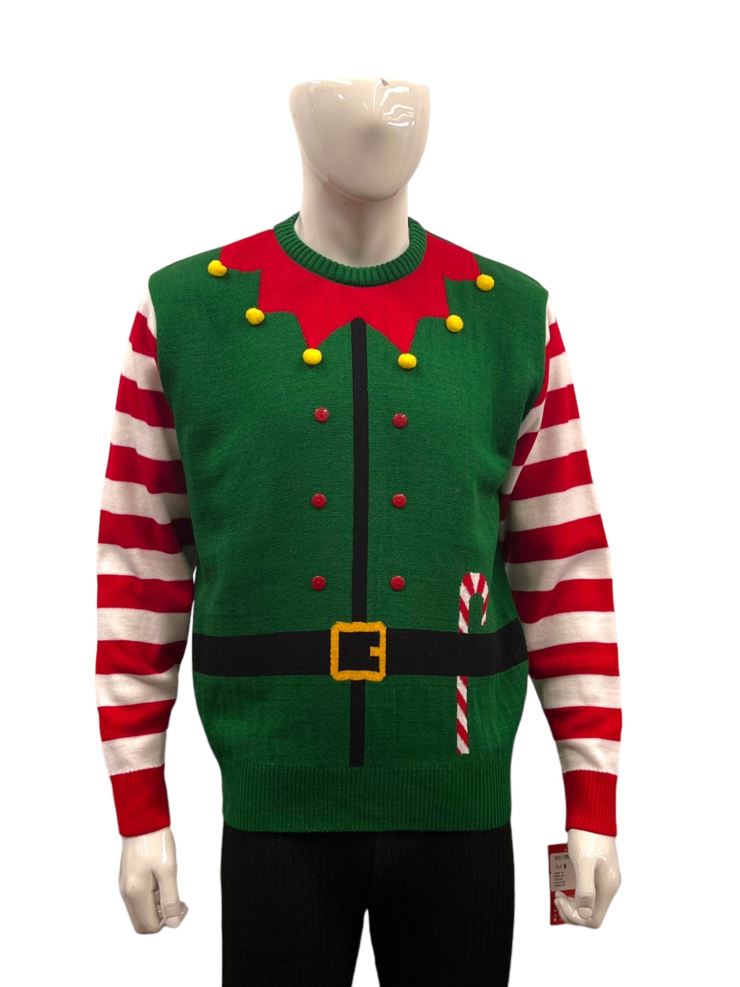 Ugly Sweater / Sueter Navideño con traje  Duende Adulto