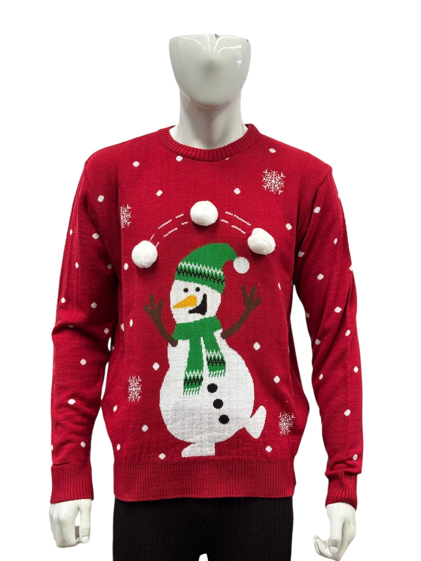 Ugly Sweater / Sueter Navideño con Muñeco de Nieve Adulto