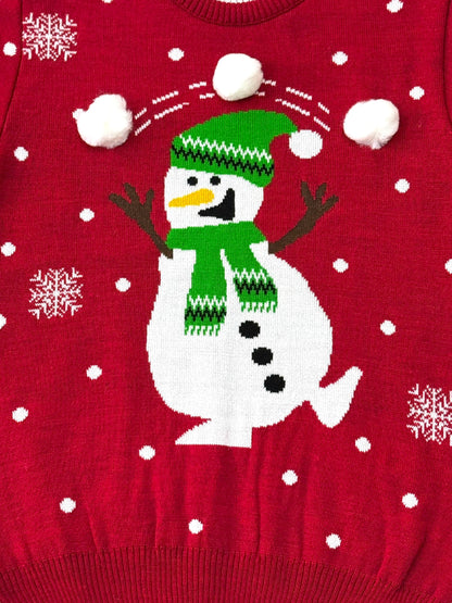 Ugly Sweater / Sueter Navideño con Muñeco de Nieve Adulto